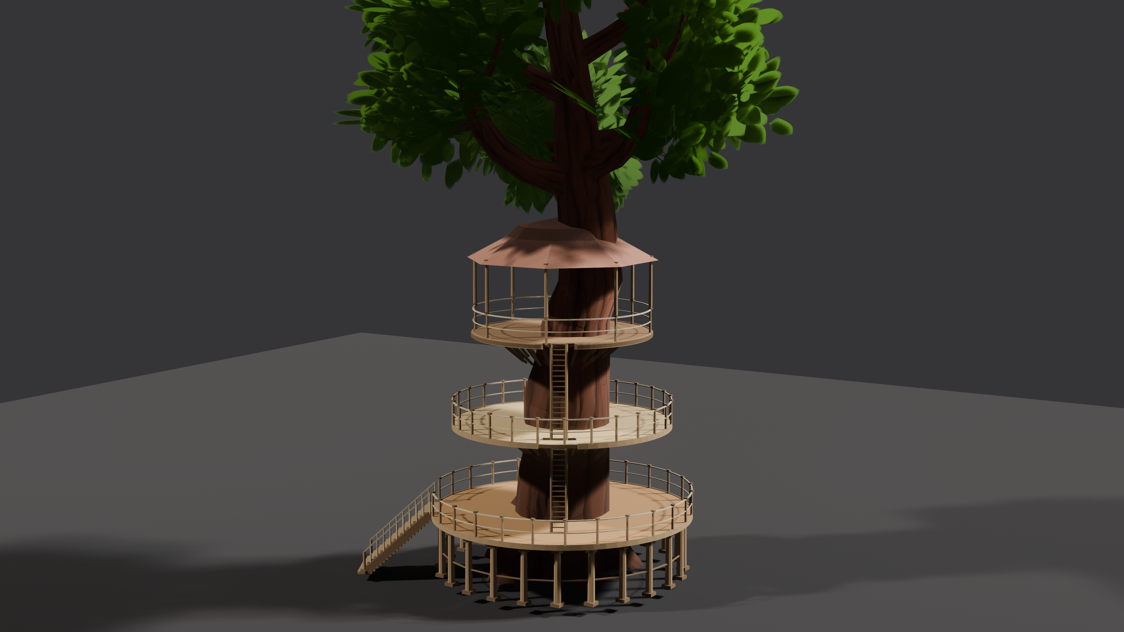 Arc Zone Showcase (Spiral Treehouse) 4K